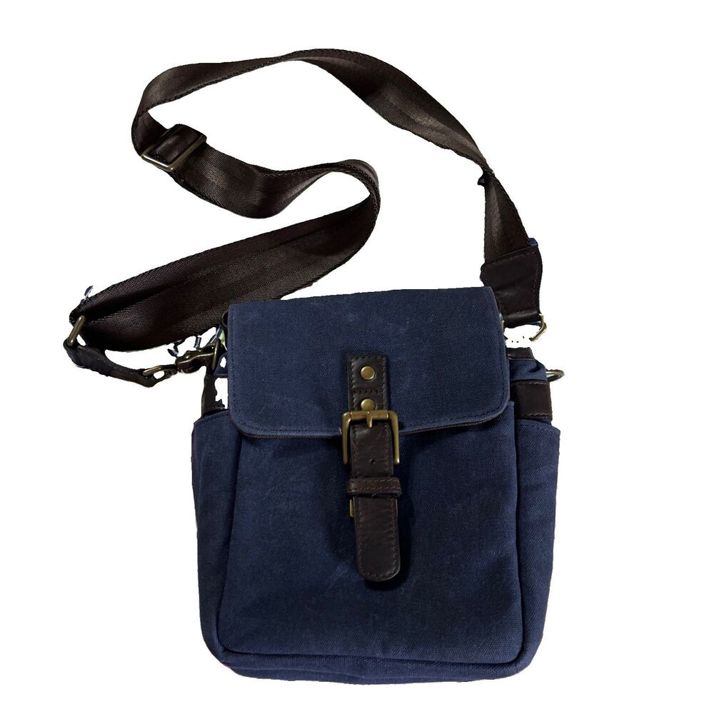 ONA Bond Street Camera Bag Oxford Blue, Wax Canvas